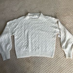 White sweater. NWT. XL